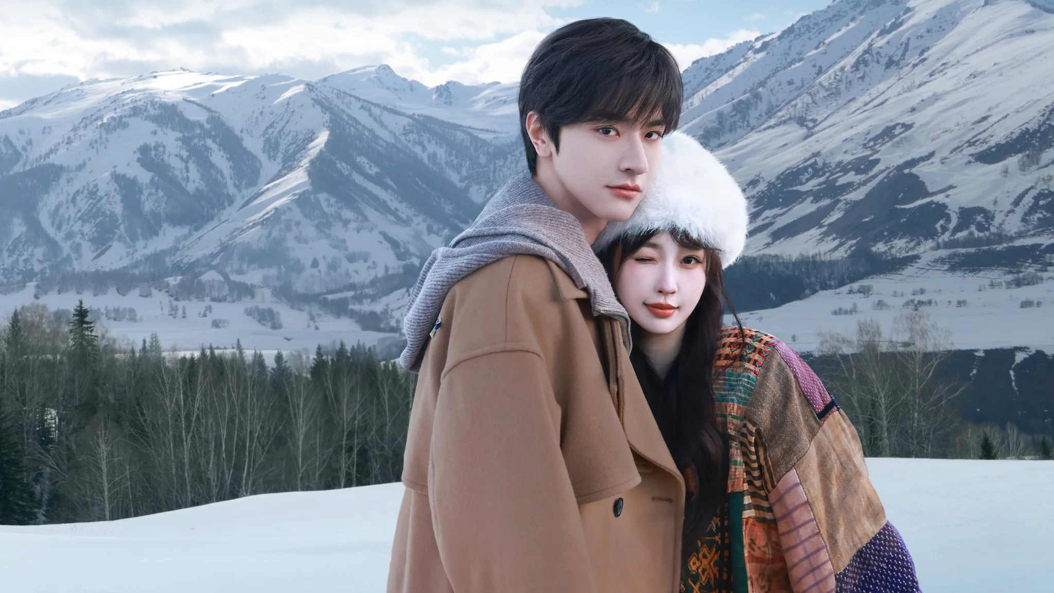 Ski into Love Drama Poster